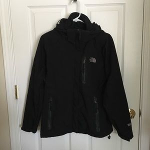 Black Hooded Northface Jacket